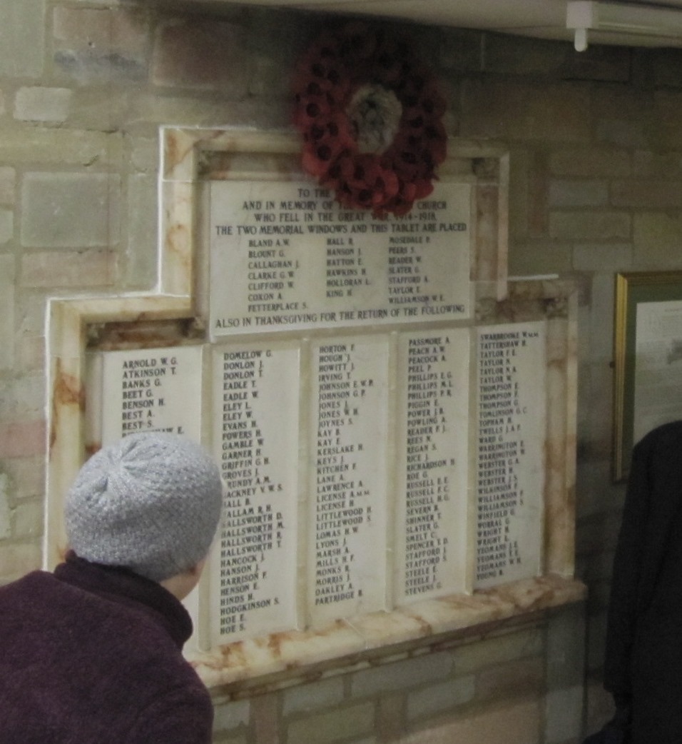 War memorial in new position in car showrooms